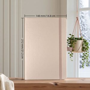 Agendas de gratitude haut de gamme, carnets de notes personnalisés en cuir PU, planificateurs à couverture rigide, fournitures de papeterie promotionnelles en PP - Product Image 1