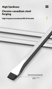 Fessura in acciaio CrV multifunzione industriale Phillips tozzo cacciavite a cricchetto con finitura cromata punta lunga - Product Image 6