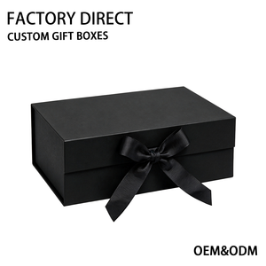 Op maat bedrukte logo aseptische rigid boxes met magneetsluiting, luxe recycleerbare kartonnen vouwdoos voor cadeaus - Product Image 2