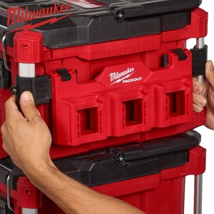 Soporte para Batería M18 de <span class=keywords><strong>Milwaukee</strong></span> 4932498645 PACKOUT, Accesorio para <span class=keywords><strong>Herramientas</strong></span> Eléctricas <span class=keywords><strong>Milwaukee</strong></span> de 18V - Product Image 4