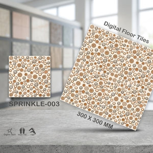 Carreaux de sol en céramique numérique Matt 300x300mm en relief Punch Designer 400x400 40x40 30x30 Carreau émaillé en porcelaine de stationnement - Product Image 2