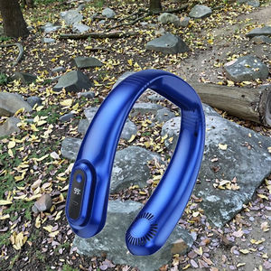 Ventilateur de cou portable mains libres USB à trois vitesses, rechargeable, en plastique, pour voiture, extérieur, hôtel, mini climatiseur personnel - Product Image 3