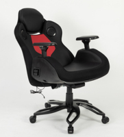 Fauteuil de jeu inclinable VANBOW avec éclairage LED RGB, fauteuil de bureau pivotant en cuir, fauteuil de course avec haut-parleurs, vente en gros