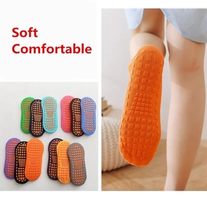 Popular Custom Wholesale YOGA Sports <strong>Sock</strong> <strong>Kids</strong> Children Adults Men Women Non Slip Antislip Trampoline Jump <strong>Grip</strong> <strong>Sock</strong> - Product Image 2