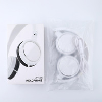 Grosir headphone berkabel dinamis Vicsound murah IPX-5 penghilang kebisingan aktif ponsel logo kustom tahan air