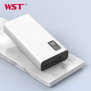 WST Mini Power Bank Chargeur portable Lumière LED Powerbank <span class=keywords><strong>Batterie</strong></span> <span class=keywords><strong>externe</strong></span> <span class=keywords><strong>20000mAh</strong></span> Power Bank avec Micro USB Type C - Product Image 3
