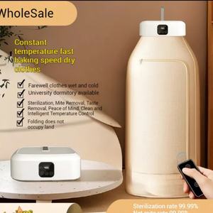 Sèche-linge portable pliable pour la maison, petit modèle pour dortoir, chauffage de bureau, peut réchauffer les couettes et sécher les chaussures, sèche-linge pour vêtements - Product Image 2