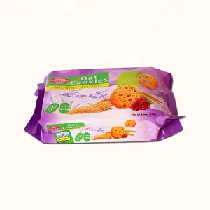 OEM Thiết Kế Bán Buôn Bột Yến Mạch Và Nho Khô Bơ Cookies Biscuit Snacks