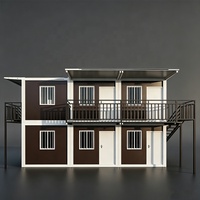 Exportación Directa de Fábrica, Casa Contenedor Plana de 20 y 40 pies, Estructura de Acero Galvanizado, Apilable, Prefabricada, para Dormitorio u Oficina, con Certificación CE