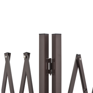 Barriera espandibile in alluminio pieghevole barricata di traffico in costruzione ampliamento della barriera di sicurezza con angolo - Product Image 6