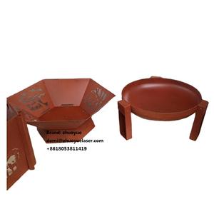 Le foyer de <span class=keywords><strong>brasero</strong></span> à charbon de bois portable pour le camping comprend un pot de <span class=keywords><strong>brasero</strong></span> et une casserole de cuisson - Product Image 2