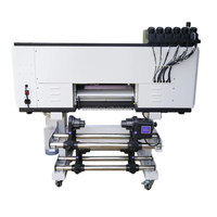 Rouleau d'imprimante Haolic UV DTF autocollants en cristal pour imprimante Uv grand format numérique sans poudre à vitesse rapide avec 3 têtes pour enveloppes de tasse