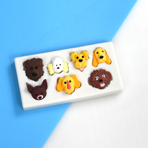 <span class=keywords><strong>Moule</strong></span> en <span class=keywords><strong>silicone</strong></span> pour gâteau en fondant, animaux de dessin animé, chat, chiot, ours, DIY fait main - Product Image 4