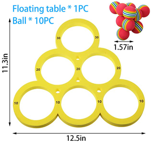 ชุดของเล่นกีฬาทางน้ำสำหรับเด็ก ฤดูร้อน ของเล่นกลางแจ้ง ลูกบอลน้ำ EVA ลอยน้ำ ชุดเกมเสริมพัฒนาการสำหรับเด็ก - Product Image 2