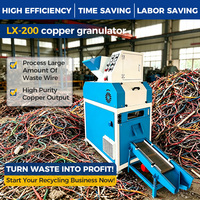Machine automatique de séparation cuivre-plastique, granulateur de fils de cuivre pour câbles réseau et recyclage de câbles mélangés