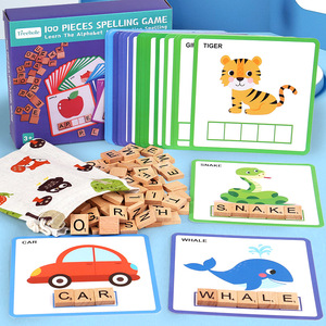 Risorse didattiche per neonati e bambini altri giochi di imitazione e giocattoli educativi montessori in età prescolare per bambini abbinati al gioco di parole di ortografia