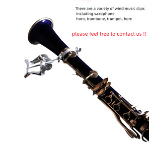 Clip de marcha de <span class=keywords><strong>clarinete</strong></span>, accesorios de instrumentos musicales, clip de música de tubería negra, <span class=keywords><strong>oboe</strong></span>, portátil, de acero inoxidable, clip de música - Product Image 6