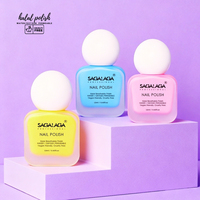 Vernis à ongles halal respirant en flacon givré de 12 ml pour femmes musulmanes, formule perméable à l'eau compatible Wudu, vernis à ongles halal végétalien