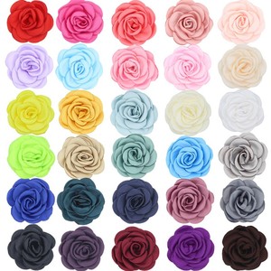 Lazos <span class=keywords><strong>de</strong></span> Raso Hechos a Mano al por Mayor E-Magic con Pequeñas Flores <span class=keywords><strong>de</strong></span> Rosa, Lazos Pre-atados para Decoración <span class=keywords><strong>de</strong></span> Prendas - Product Image 1