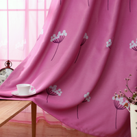 Moda nuevas ventanas cortinas sala de estar cortina opaca impresa venta al por mayor cortinas dobles para el hogar