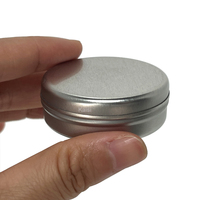 20g 47x16mm Petite boîte ronde en fer blanc pour emballage de rouge à lèvres en poudre cosmétique Boîtes métalliques