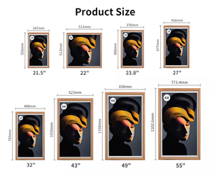 Grand cadre photo numérique Art 15 <span class=keywords><strong>32</strong></span> pouces pour la maison/galerie Cadre électronique avec écran tactile Wifi Smart Picture <span class=keywords><strong>Frame</strong></span> - Product Image 6