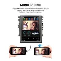 Stereo Mobil Jiawell 12.1 inci dengan GPS, USB, DSP, Kamera Mundur, Mendukung CarPlay dan Android Auto, WiFi Terintegrasi untuk Ford Mondeo 2012-2015