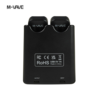 Système de monitoring d'écouteurs sans fil M-VAVE 5,8 GHz le plus récent, rechargeable, 1 émetteur et 1 récepteur, modes de fonctionnement sans perte D