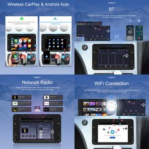 Hikity pour OLD <span class=keywords><strong>ALFA</strong></span> <span class=keywords><strong>ROMEO</strong></span> 6.2 pouces 2 + 64G 8 cœurs Android autoradio écran IPS GPS WIFI 4G BT RDS DSP USB Carplay Android Auto ODM - Product Image 2