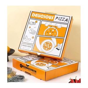 Boîte à pizza personnalisée, nouveau design, en papier avec feuille d'aluminium, boîte à pizza, conteneur à pizza, emballage de toutes tailles - Product Image 5