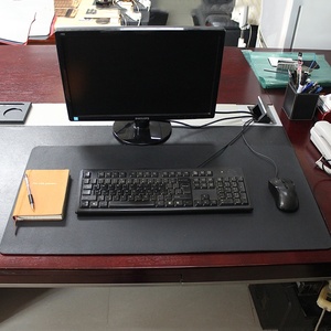 แผ่นรองโต๊ะทำงานหนัง PU ขนาดสั่งทำ OEM ป้องกันรอยขีดข่วน กันลื่น กันน้ำ ใช้สำหรับเขียนหนังสือ วางแล็ปท็อป และรองเมาส์ - Product Image 3