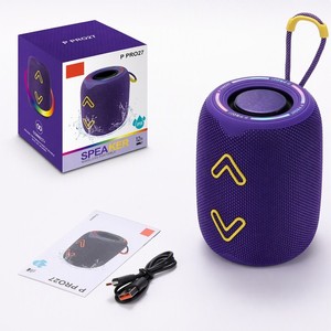 רמקול נייד P PRO מבצע חם, סופר בס, אלחוטי, בלוטות', רדיו FM/TF/USB, בד עמיד למים, סאב וופר אקטיבי סטריאו - Product Image 1