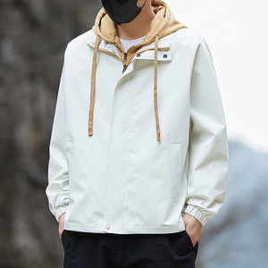 Veste coupe-vent de mode en gros pour hommes, imperméable, pour la randonnée en extérieur - Product Image 2