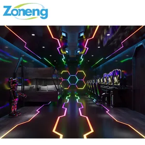 Hot Sell Hexagon Gym Light Rgb High Quality Led Rgb Tube Commercial Hexagon Rgb Lights