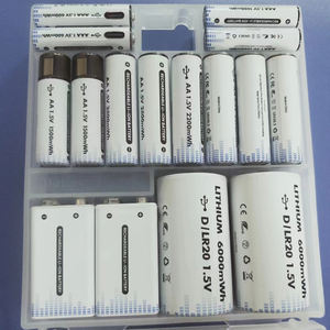 새로운 도착 <span class=keywords><strong>1.5V</strong></span> 3500mWh <span class=keywords><strong>C</strong></span> 크기 USB 리튬 이온 충전식 배터리, 표시기가있는 토치 2A 배터리 유형 <span class=keywords><strong>C</strong></span> 포트 - Product Image 4