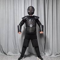 Costume de robot LED imprimé personnalisable pour scène, vert, pour cosplay, KTV, soirées à vin, décorations lumineuses rechargeables