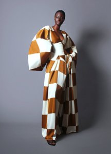 Combinaison africaine élégante à encolure dégagée avec manches maxi évasées Tenues <span class=keywords><strong>en</strong></span> velours de coton <span class=keywords><strong>pour</strong></span> femmes Vêtements Dashiki grande taille - Product Image 3