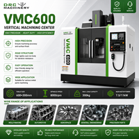 Centre d'usinage vertical CNC VMC600 BT40 8000 tr/min 3 axes, machine de fraisage, stock disponible, livraison rapide