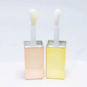 Tube de rouge à lèvres carré vide personnalisé avec logo, conteneur transparent pour rouge à lèvres avec grande brosse, vente en gros - Product Image 2