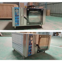 Mini four de cuisson électrique de 3 plateaux classiques commerciaux de style pour la boulangerie avec le four de convection de fonction de vapeur