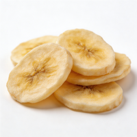 Marque privée - Chips de banane croustillantes frites sous vide - Tranches de banane biologiques sucrées pour une collation saine