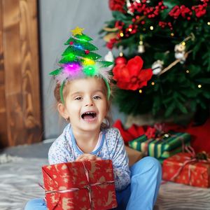 Decorations Glowing Hair Accessories Led <b>Novelty</b> Gifts <b>Christmas</b> Light up Headbands for Kids Party Supplies - Product Image 3
