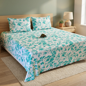 Juego de Ropa de Cama con Estampado de Descarga Súper Ventas, Juego de Sábanas de Algodón, Fundas de Almohada, Ropa de Cama para el Hogar y Hoteles - Product Image 3