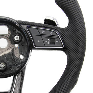 Volante Completo de Fibra de Carbono OEM con Levas para Audi S5 B8.5 S3 <span class=keywords><strong>A4</strong></span> A8 Q5 <span class=keywords><strong>2009</strong></span> - Product Image 6