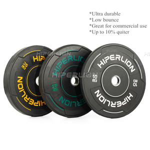 Plaques de musculation Barbell en caoutchouc, 2 pièces, <span class=keywords><strong>20KG</strong></span>, noir - Product Image 3
