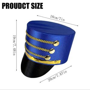 Chapeau de Casse-Noisette pour Jour de Défilé, Costume de Soldat Jouet Adulte, Accessoire de Cosplay pour Fanfare, <span class=keywords><strong>Majorette</strong></span>, Ringmaster, Chapeau Haut-de-forme - Product Image 2