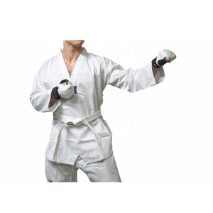 Wholesale Custom Logo Printed Martial Arts Uniforms <b>Canvas</b> Judo Gi Kyokushin Karate Uniform - Product Image 2