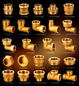 TKFM Oem Quick Water Air Dn25 Elbow Brass Fittings Connector For Water Meter