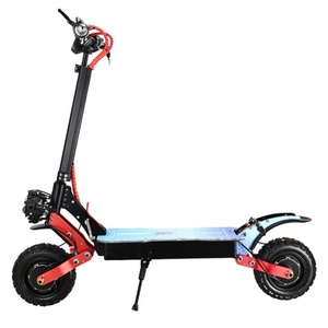 Made in China 11 Inch Off-road Electric Scooter 5400W Dual Motor Fast Scooter 60V 20Ah Folding Electric Scooter - Product Image 1
