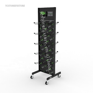 Găng Tay Đấm Bốc Bằng Kim Loại Có Thể Điều Chỉnh Giá Trưng Bày Và Đứng Với Bánh Xe - Product Image 4